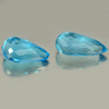 2.85 Ct. 2 Pcs. Briolette Natural Blue Topaz Gemstones 2.85 Ct. 2 Pcs. Briolette Natural Blue Topaz Gemstones