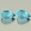 1.63 Ct. Pair Natural Blue Topaz Gemstones Briolette Cut From Brazil 1.63 Ct. Pair Natural Blue Topaz Gemstones Briolette Cut From Brazil