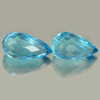 2.98 Ct. 2 Pcs. Natural Blue Topaz Gemstones Briolette Shape
