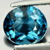1.76 Ct. Oval Shape Natural London Blue Topaz Brazil