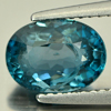 2.34 Ct.Good Natural London Blue Topaz Oval Shape Gemstone