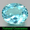 4.44 Ct. Oval Calibrate Size Natural Swiss Blue Topaz Gem Brazil 4.44 Ct. Oval Calibrate Size Natural Swiss Blue Topaz Gem Brazil