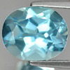 4.89 Ct. Natural Gem Swiss Blue Topaz Oval Shape Brazil