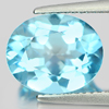 4.52 Ct. Oval Shape Natural Swiss Blue Topaz Gem