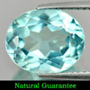 4.23 Ct. Natural Gem Swiss Blue Topaz Oval Shape Brazil