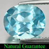 4.42 Ct. Oval Shape Natural Gem Swiss Blue Topaz Brazil