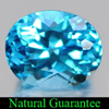 2.84 Ct. Beautiful Oval Shape Natural Swiss Blue Topaz Gem 2.84 Ct. Beautiful Oval Shape Natural Swiss Blue Topaz Gem