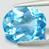 2.37 Ct. Attractive Natural Swiss Blue Topaz Gem Oval Shape