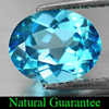 2.81 Ct. Attractive Oval Shape Natural Swiss Blue Topaz