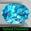 3.05 Ct. Alluring Oval Shape Natural Gem Swiss Blue Topaz Brazil