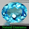 3.09 Ct. Alluring Oval Shape Natural Gem Swiss Blue Topaz Brazil