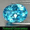 2.93 Ct. Oval Shape Natural Swiss Blue Topaz Brazil