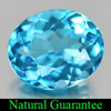 2.04 Ct. Oval Shape Natural Swiss Blue Topaz Brazil