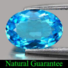 2.13 Ct. Natural Oval Shape Swiss Blue Topaz Brazil Gemstone