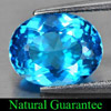 3.01 Ct. Natural Oval Shape Swiss Blue Topaz Brazil Gemstone
