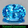 Natural Gemstone 2.97 Ct. Oval Shape Swiss Blue Topaz From Brazil