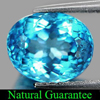 3.09 Ct. Natural Oval Shape Swiss Blue Topaz Brazil Gemstone