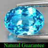 Natural Gemstone 2.16 Ct. Oval Shape Swiss Blue Topaz From Brazil