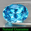 3.19 Ct. Charming Natural Oval Shape Swiss Blue Topaz Brazil Gemstone