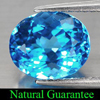 3.80 Ct. Natural Oval Shape Swiss Blue Topaz Brazil Gemstone