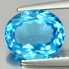3.07 Ct. Natural Oval Shape Swiss Blue Topaz Brazil Gemstone
