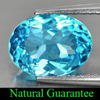 2.77 Ct. Natural Oval Shape Swiss Blue Topaz From Brazil Gemstone