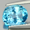 Natural Gemstone 1.84 Ct. Oval Shape Swiss Blue Topaz From Brazil