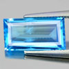 3.12 Ct. Baguette Shape Natural Gem Swiss Blue Topaz Brazil