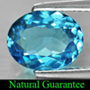 Natural Gemstone 2.06 Ct. Oval Shape Swiss Blue Topaz From Brazil