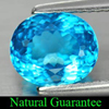 Natural Gemstone 2.59 Ct. Oval Shape Swiss Blue Topaz From Brazil