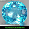 2.19 Ct. Natural Oval Shape Swiss Blue Topaz Brazil Gemstone