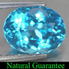 2.04 Ct. Natural Oval Shape Swiss Blue Topaz Gemstone Brazil
