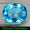 2.90 Ct. Natural Oval Shape Swiss Blue Topaz Gemstone