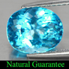Natural Gemstone 3.21 Ct. Oval Shape Swiss Blue Topaz From Brazil