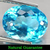Natural Gemstone 2.09 Ct. Oval Shape Swiss Blue Topaz From Brazil