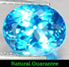 2.51 Ct. Charming Gemstone Natural Oval Shape Swiss Blue Topaz Brazil