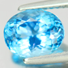 Natural Gemstone 2.40 Ct. Oval Shape Swiss Blue Topaz From Brazil