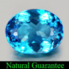 4.10 Ct. Natural Oval Shape Swiss Blue Topaz Brazil Gemstone
