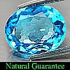 2.83 Ct. Charming Natural Oval Shape Swiss Blue Topaz Gemstone