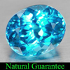 4.01 Ct. Natural Oval Shape Swiss Blue Topaz Brazil Gemstone