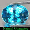 Natural Gemstone 2.87 Ct. Oval Swiss Blue Topaz From Brazil