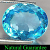Natural Gemstone 2.62 Ct. Oval Swiss Blue Topaz From Brazil