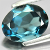 2.42 Ct. Good Color Gemstone Natural London Blue Topaz Oval Shape 2.42 Ct. Good Color Gemstone Natural London Blue Topaz Oval Shape