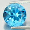 Attractive Gemstone 3.67 Ct. Natural Swiss Blue Topaz Round Shape Attractive Gemstone 3.67 Ct. Natural Swiss Blue Topaz Round Shape