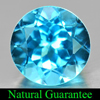 Natural Gemstone 3.48 Ct. Round Shape Swiss Blue Topaz Natural Gemstone 3.48 Ct. Round Shape Swiss Blue Topaz