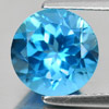 Natural Gemstone 3.41 Ct. Round Shape Swiss Blue Topaz Brazil Natural Gemstone 3.41 Ct. Round Shape Swiss Blue Topaz Brazil