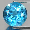 Nice Color 4.08 Ct. Round Natural Gem Swiss Blue Topaz From Brazil