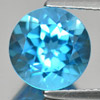 3.57 Ct. Round Shape Natural Gemstone Swiss Blue Topaz