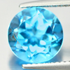 3.75 Ct. Round Shape Natural Gemstone Swiss Blue Topaz From Brazil