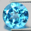 Good Cutting 3.36 Ct. Round Natural Gem Swiss Blue Topaz Brazil